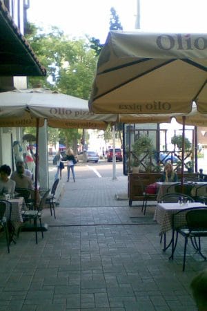 Parasol zewnętrzny Milan, kwadratowa kopuła