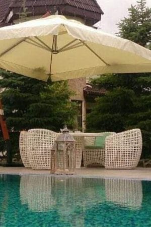 parasol zewnetrzny wspornikowy xl jednokopulowy 3x3